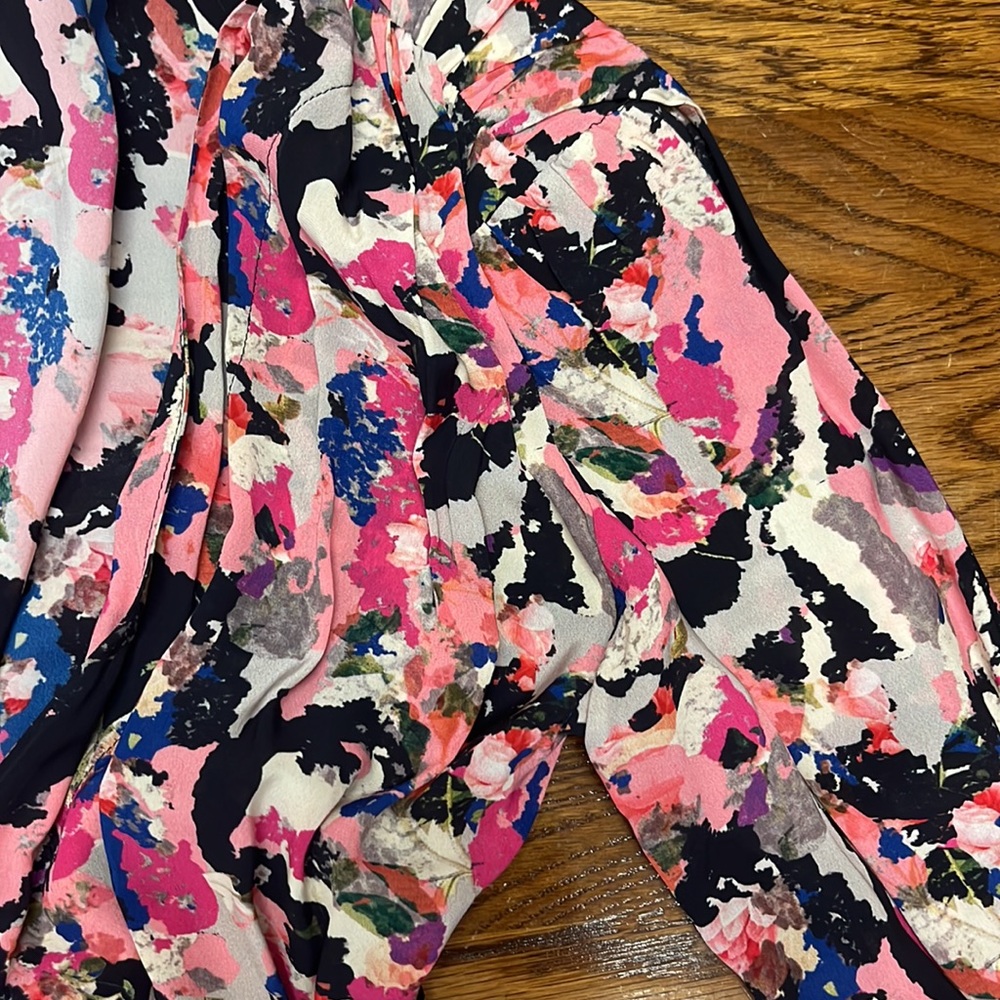 EUC IRO Bloomy Printed Wrap Dress Size 34/2 - Picture 4 of 6